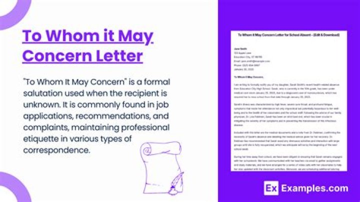 How To Write An Effective "To Whom It May Concern" Letter