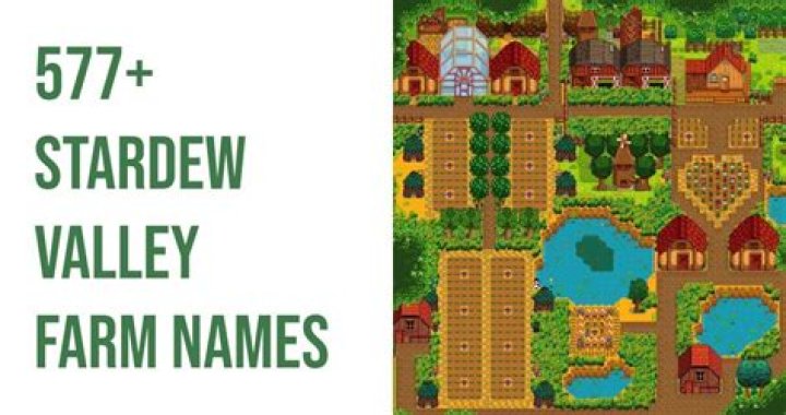 Unveiling The Art Of Crafting An Irresistible Stardew Valley Farm Name